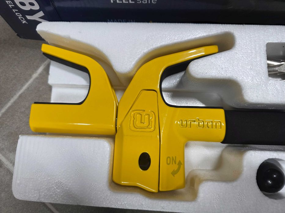 Urban Dispozitiv Antifurt Blocare Volan Auto cu Alarmă