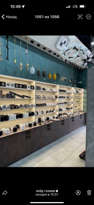 Магазин ва шоурумлар учун мебель