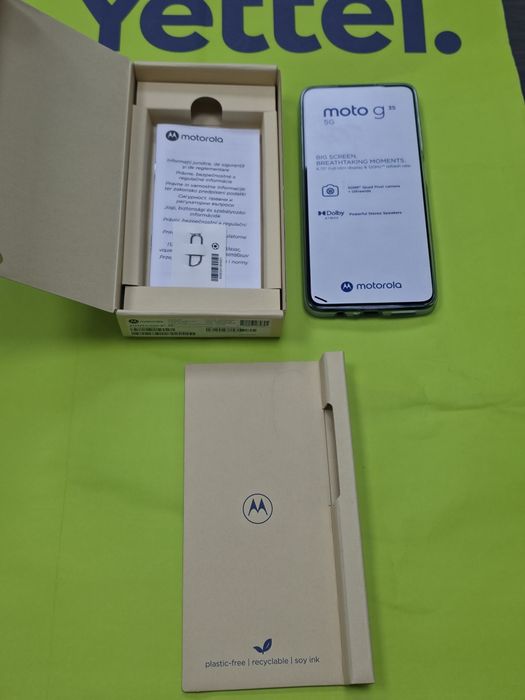 НЕАКТИВИРАН 256GB Motorola g35 5G Yettel Гаранция 2028 Green Зелен