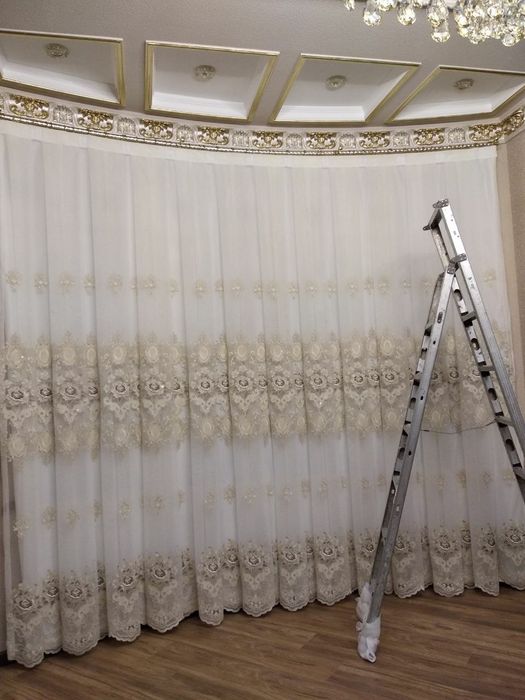 ОЧЕНЬ АККУРАТНО стирка элитных штор.