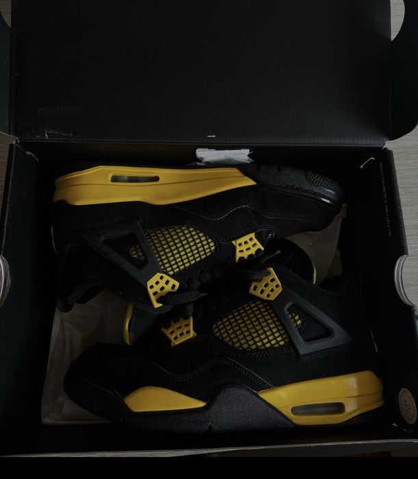 Vand Air Jordan 4 Retro Yellow Thunder