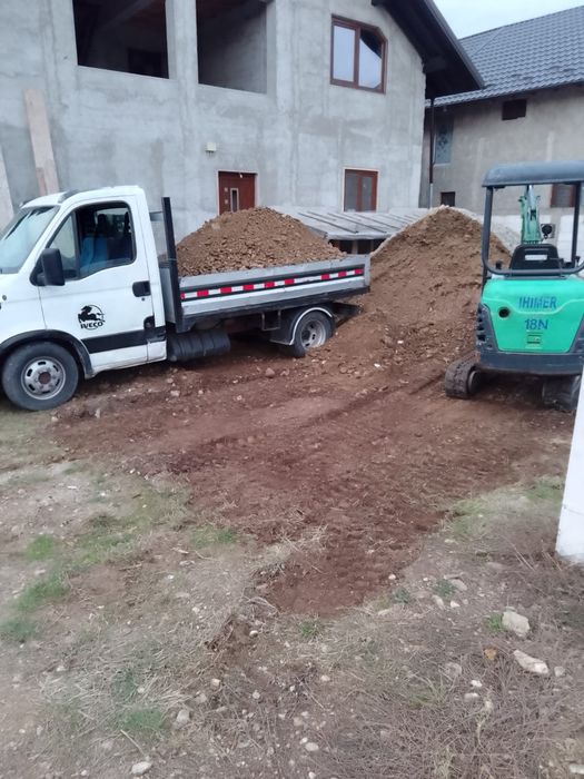 Ridic moloz,transport agregate,lucrări cu buldoexcavator