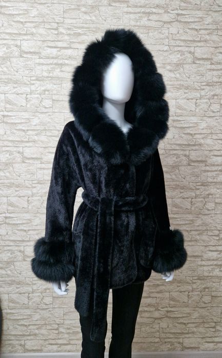 Reduceri de sezon Haina de blana din alcantara .Modele noi