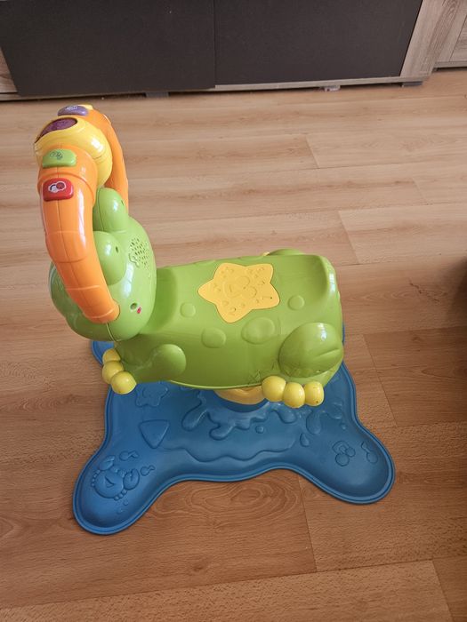 VTech Bounce & Laugh Frog – музикална жаба за скачане / активна бебешка играчка