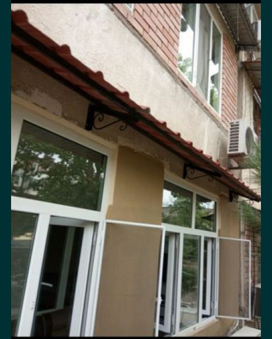 Навеси! Козерки на окна и двери, бельевые ролики. в Ташкенте,