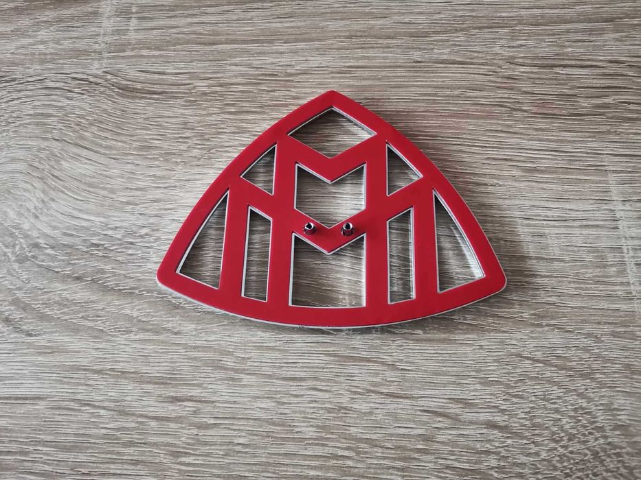 Майбах Maybach сребриста задна емблема