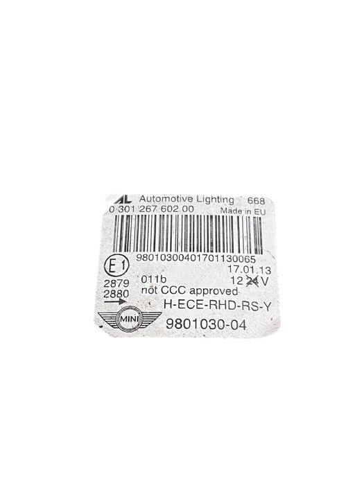 Far Dreapta Fata ( Uk ) Mini Mini Countryman R60 2010 - 2016 9801030-0