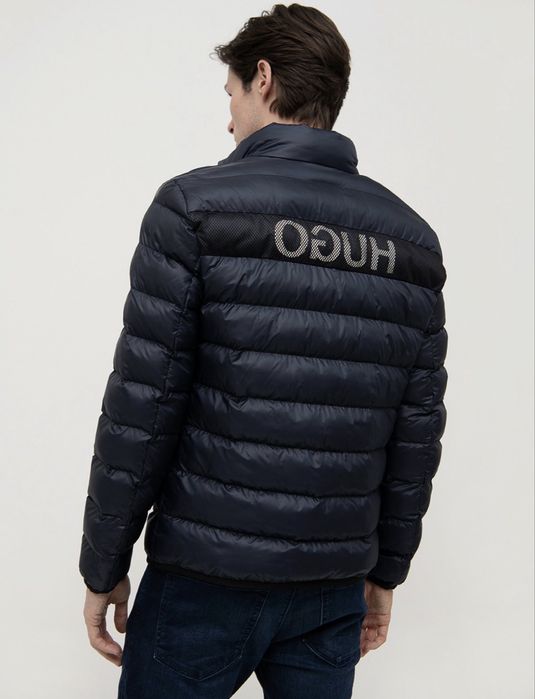 Мъжко яке HUGO (Hugo Boss) – оригинално, ново, тъмносиньо