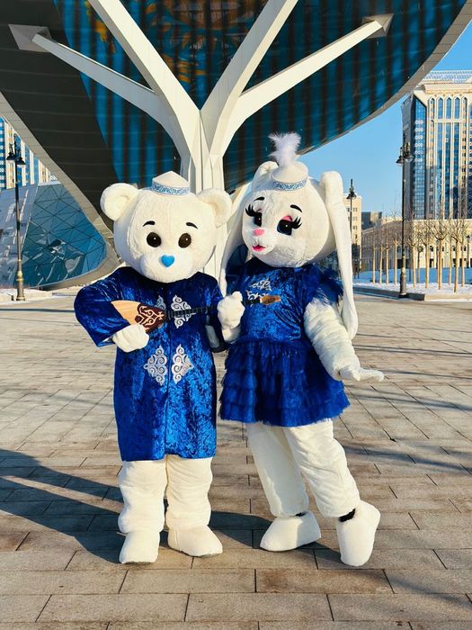 Ростовые куклы,аниматоры,мишка тедди,прокат костюмов,зайка,клоун,пупсы