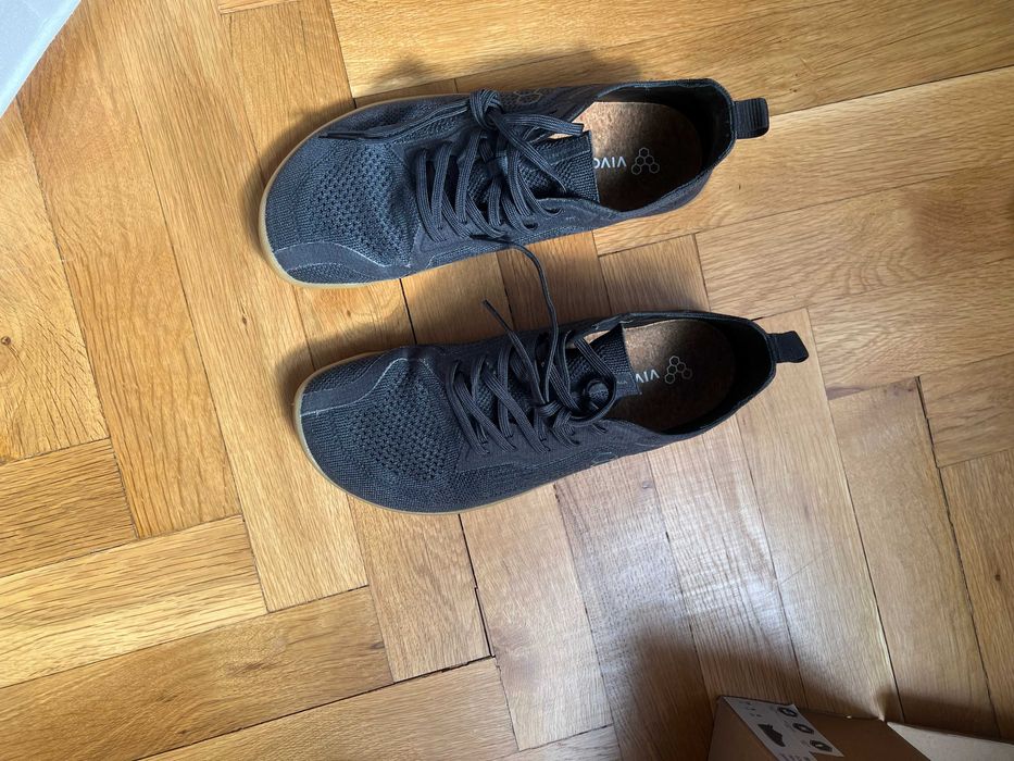 Дамски боси обувки Vivobarefoot Primus Lite Knit Natural, 39, тъмносиви (Eclipse)