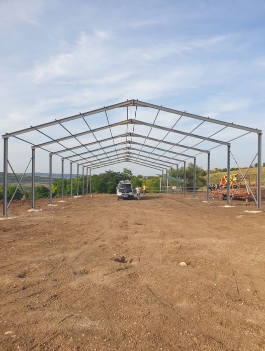 Structura metalica 10x24 din profile cu teava p acoperis la pret redus