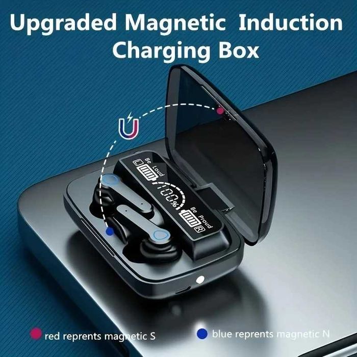 Bluetooth слушалки със сензорни бутони и мощен бас