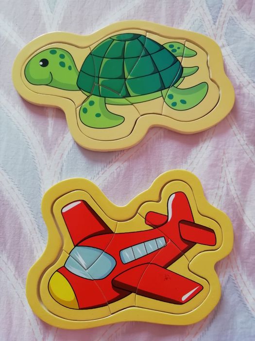 Дървени пъзели различни видове Обща цена 20 лв Подарък