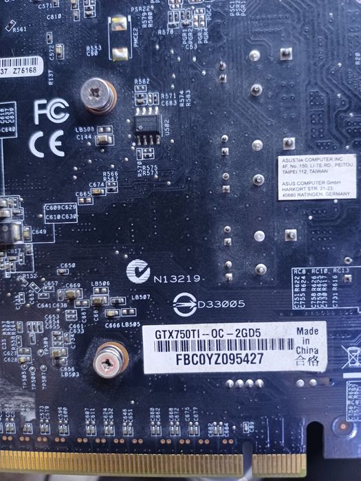 Nvidia GeForce GTX-750TI 2g/d5