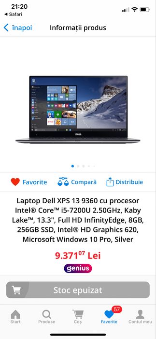 Dell XPS 9360 Ultrabook
