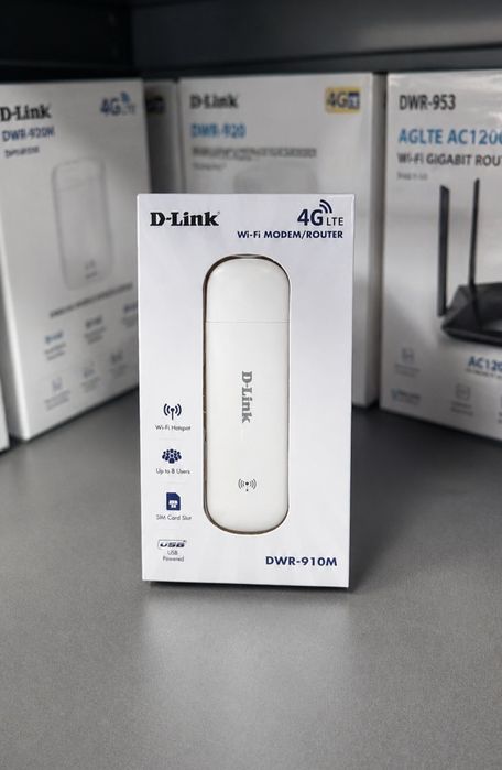 # 4G LTE DLink DWR-910M USB модем SIM CARD WiFi ORIGINAL modem