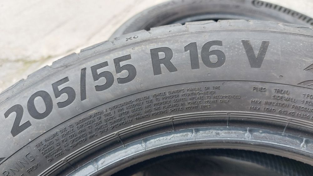 Летни гуми 205/55/16 Continental PremiumContact 7 2 броя