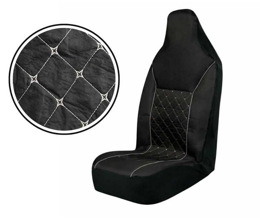 Комплект 2+1 универсална тапицерия за предни седалки на бус - текстил