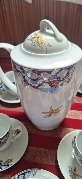 Set portelan servire ceai cafea 12 persoane