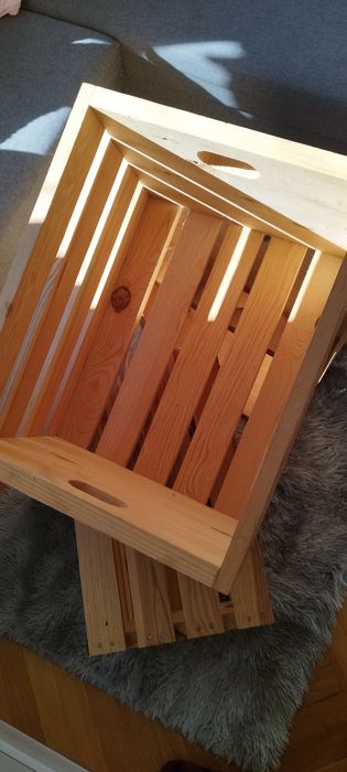 3 бр. Декоративни Дървени Щайги