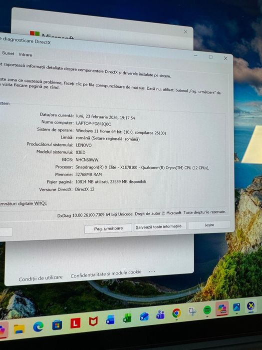 Laptop 2025 Lenovo YOGA 7 14 inch OLED3K Touchscreen 32GB DDR5 Snapdra