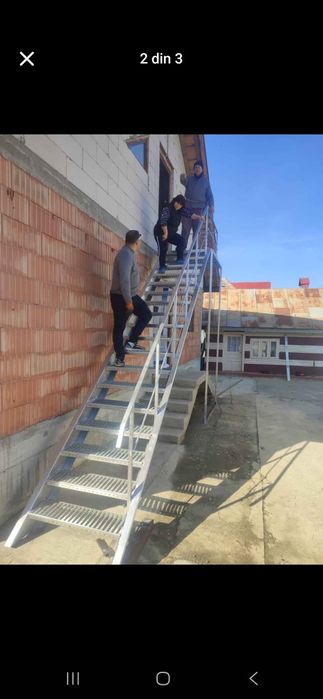 Scări metalice industriale