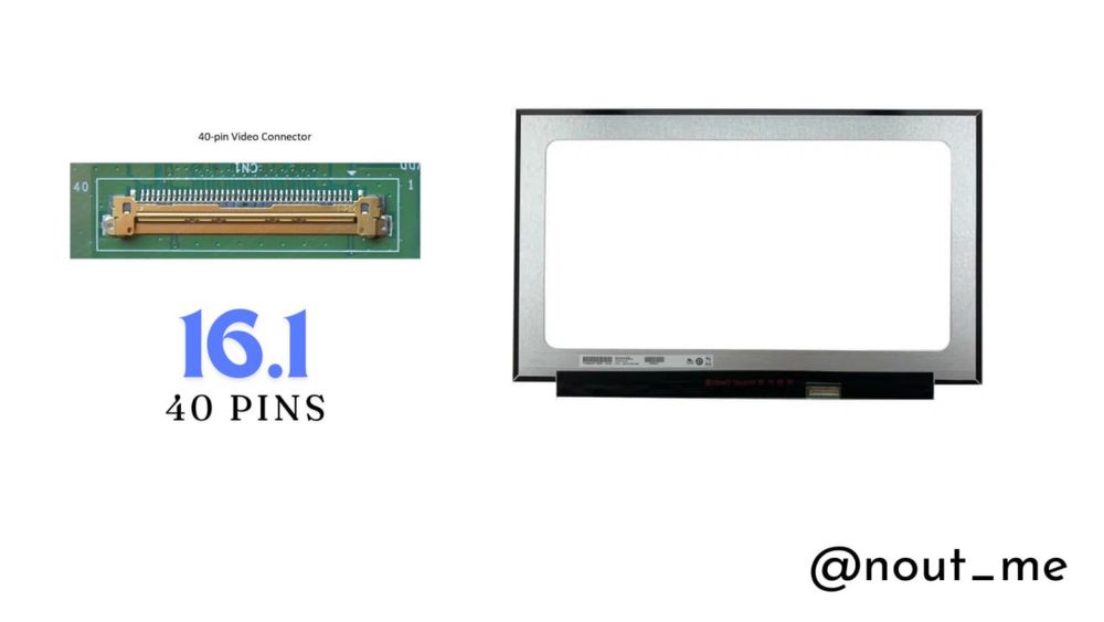 Все типы экранов для ноутбуков // Notebook Displey