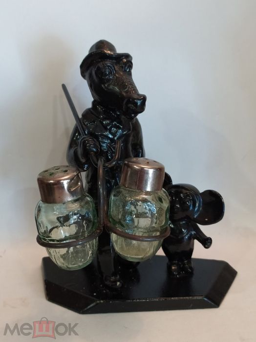 Продам статуэтку Гена и Чебурашка) СССР