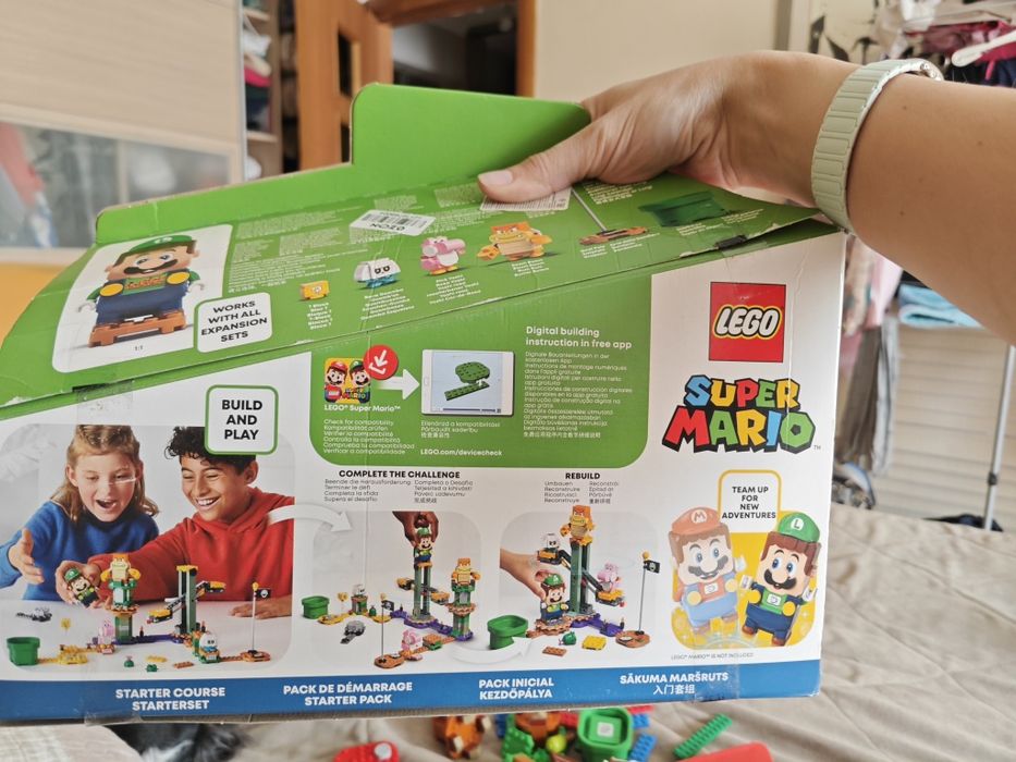 Lego Mario Луиджи (зелёный) стартовый конструктор