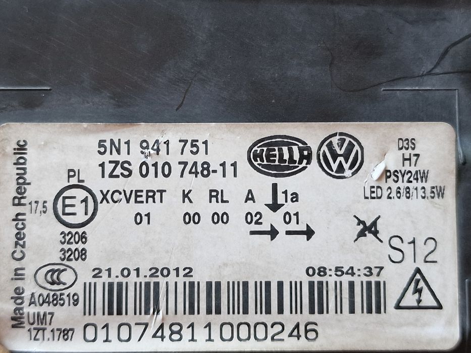 Componente far stanga xenon VW Tiguan