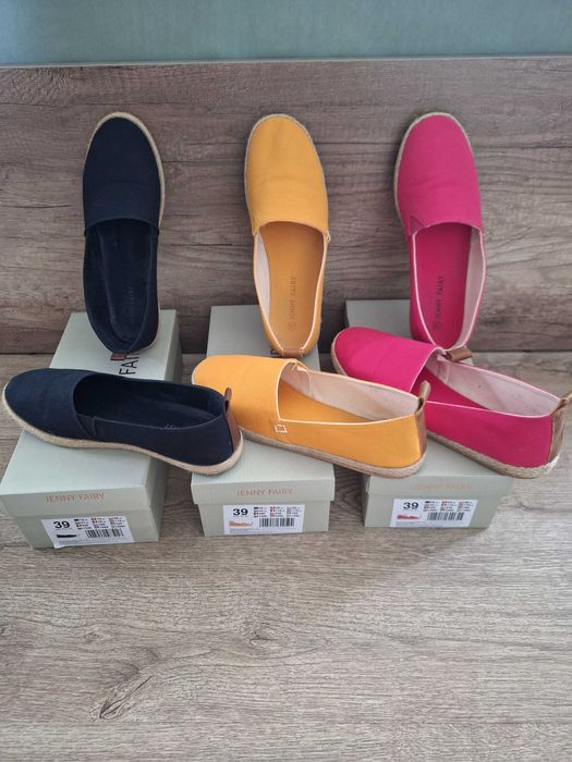 Комплект 3 чифта дамски еспадрили номер 39