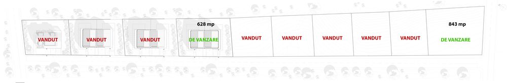 PF vand teren intravilan 843 mp Chinteni cu CU de construire pt Duplex + proiect