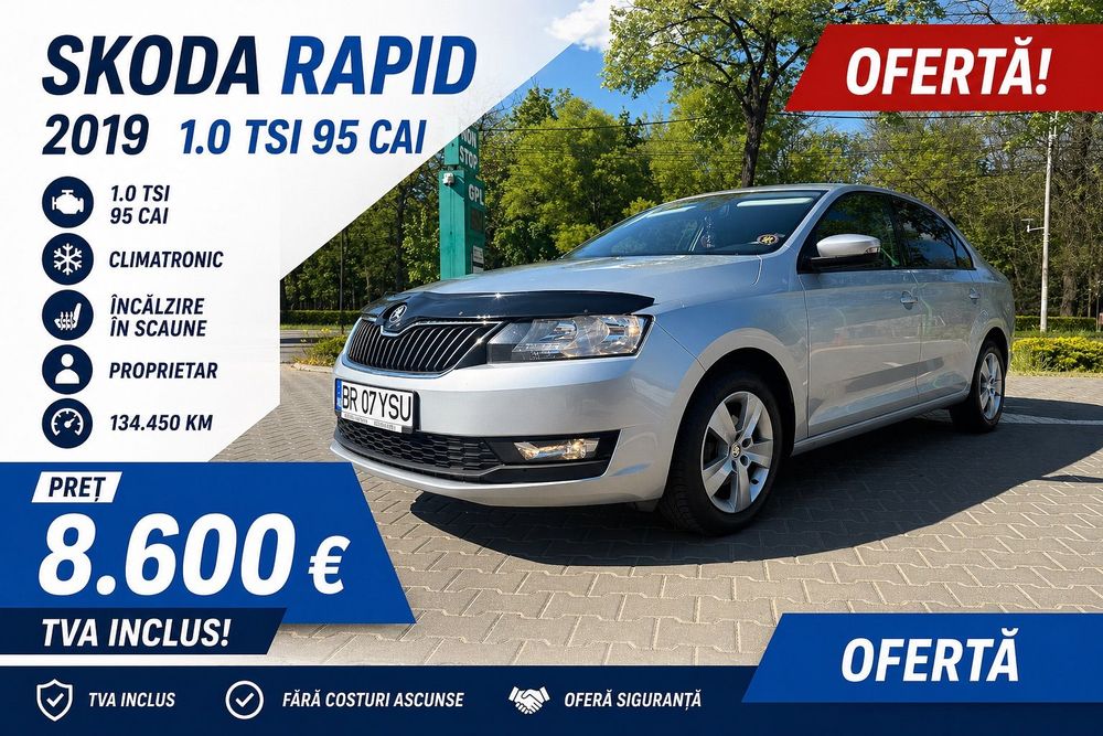 Skoda RAPID Proprietar din 2020/Accept test reprezentanta