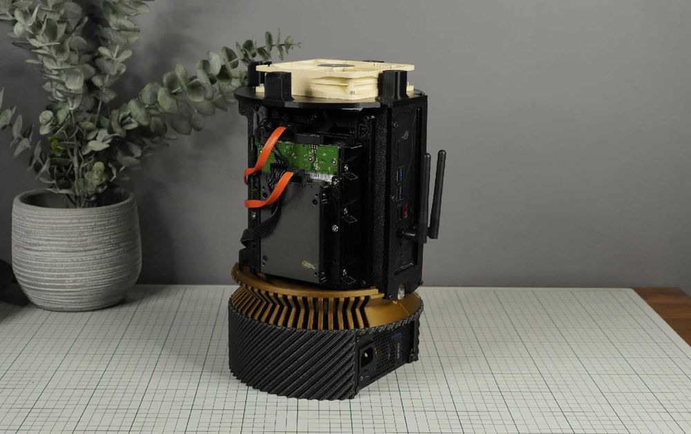 Carcasa ITX APU miniNAS eleganta si cu un aspect superb