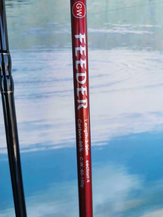 Фидер въдица 3.60 и 3.90мт, акция до 150гр с подарък корда