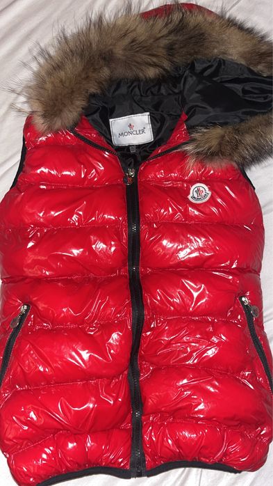 MONCLER дамски елек с качулка S/M