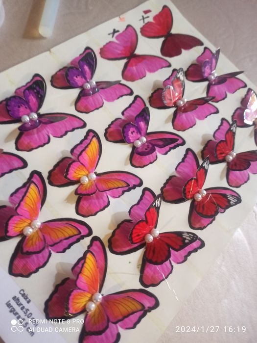 Букет из бабочек , лист бабочек