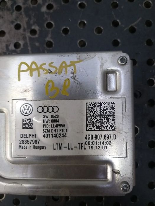 Modul calculator xenon vw passat b8 4g0907697d 28357987 401140244