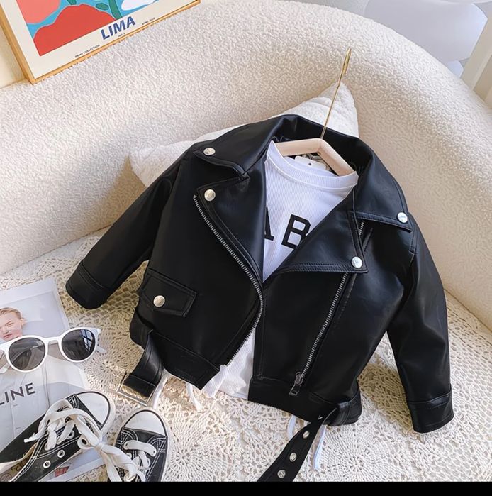 Косуха для девочки из ЭКО кожи