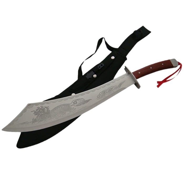 Maceta vanatoare IdeallStore®, Dragon Stance, 65 cm, teaca inclusa