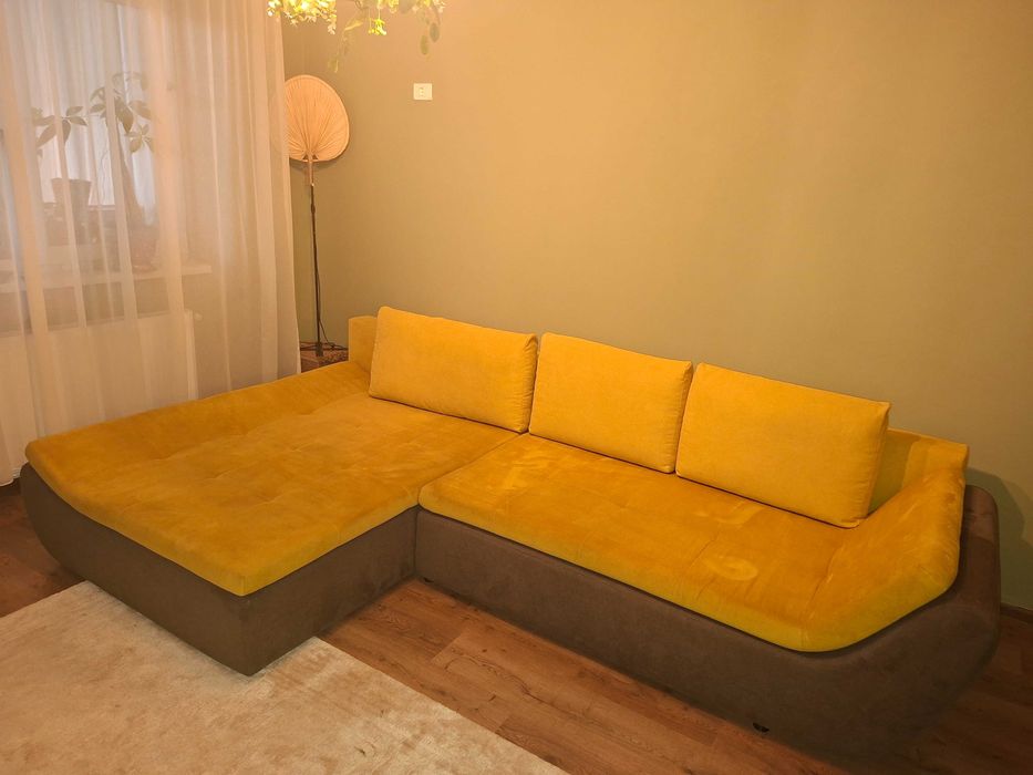 Canapea Lem's galbena