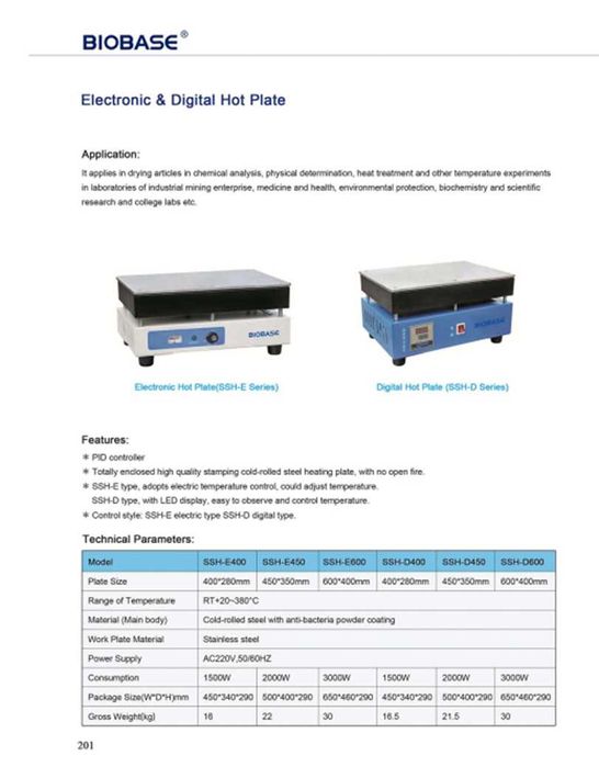Электрическая плита из нержавеющей стали SSH-E450