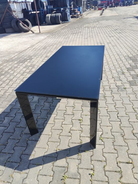 Masa din sticla extensibila, mare, bucatarie, sufragerie