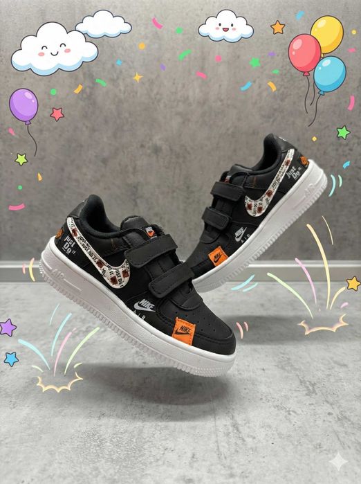 Детски обувки Nike Air Force Черни 20-30размер