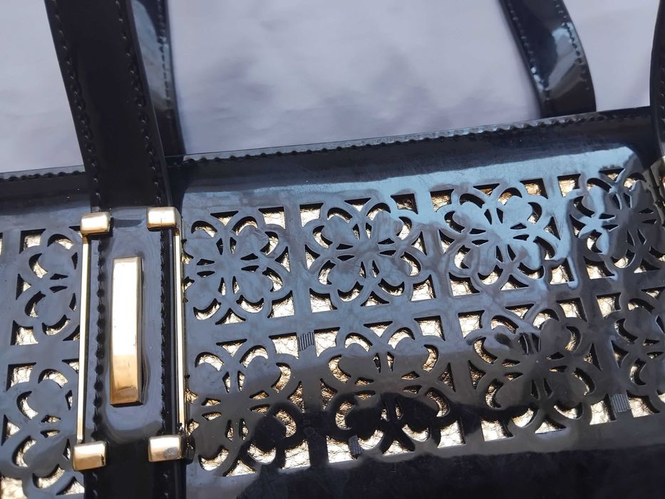 Farfalla Rosso 100% оригинална черна дамска чанта