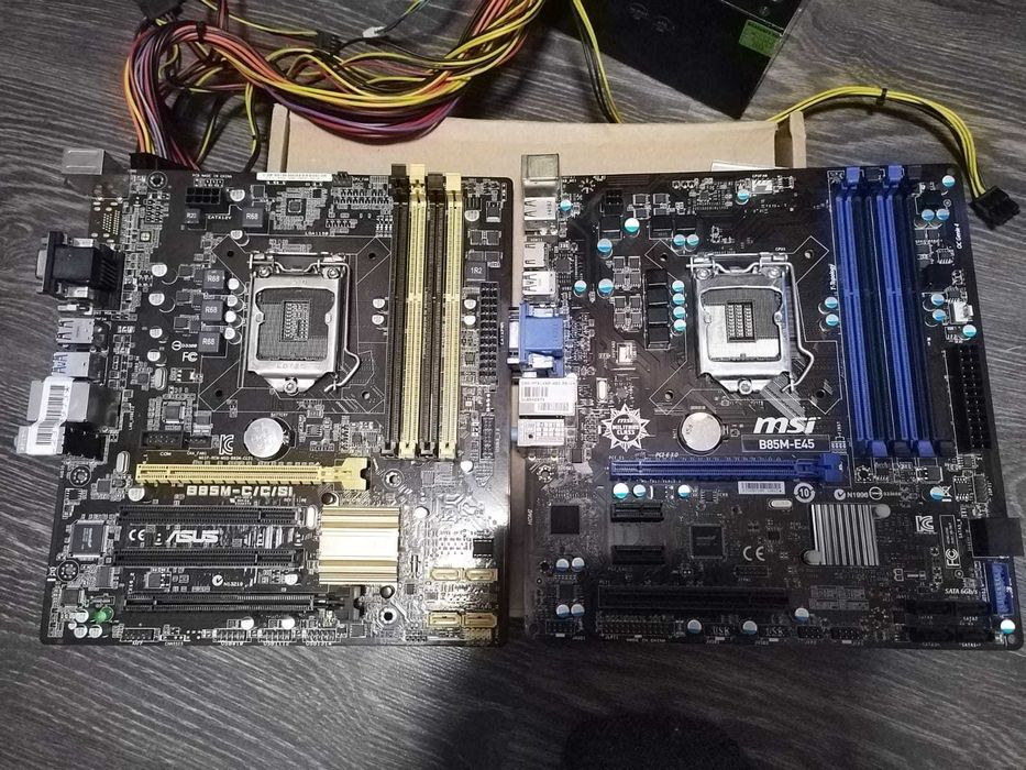 Placa de baza MSI B85M-E45 / ASUS B85M-C/C-SI, LGA1150, 4thGen DEFECTE