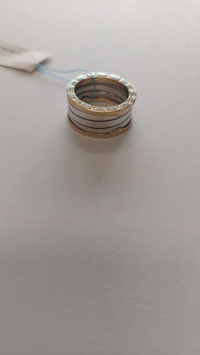 Златен Пръстен BVLGARI НОВ 7.08гр  14к размер 13-53
