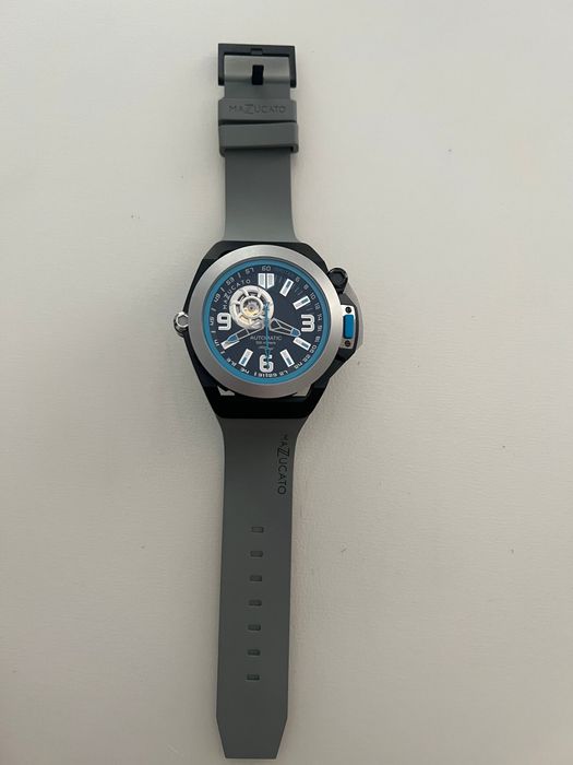 Ceas Mazzucato RIM scuba Grey-Blue -Automatic Cronograf,reversibil nou