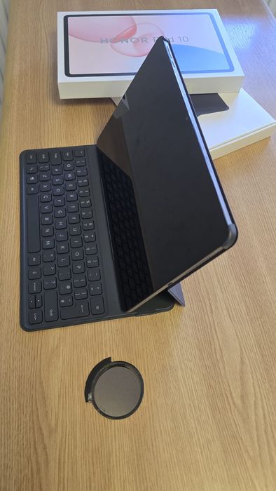 Tableta HONOR Pad 10, 12.1", 128GB, 8GB RAM, Wi-Fi + 5G, Grey + Tastat