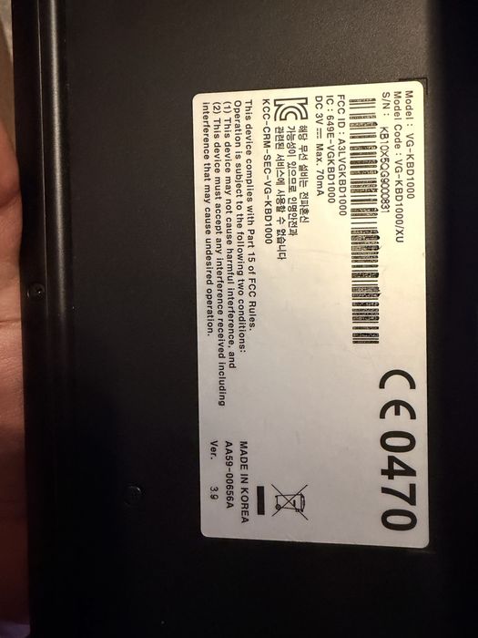 Tastatura Smart Samsung VG-KBD1000